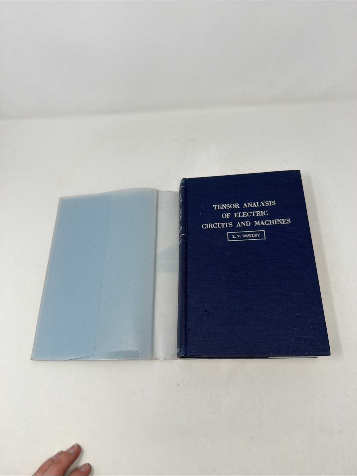 Tensor Analysis of Electric Circuits and Machines L. V. Bewley – Hardcover 1961