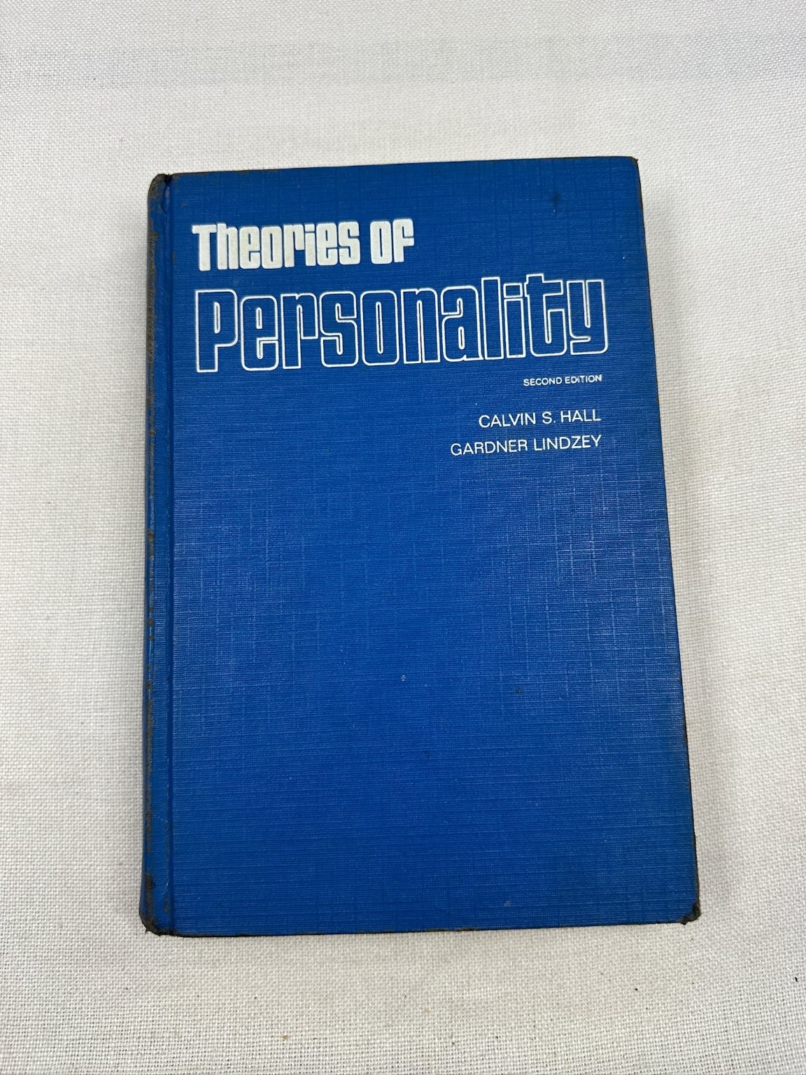 Theories of Personality Hall Lindzey 1970 Second Ed Psychology John Wiley