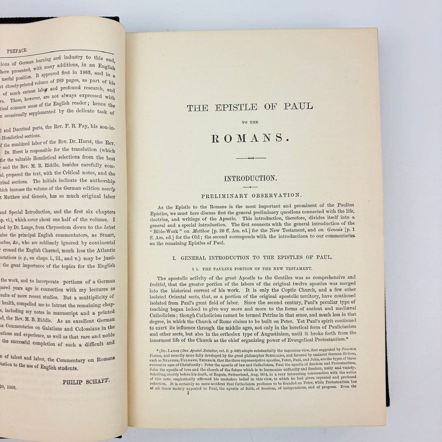 A Commentary on the Holy Scriptures John Peter Lange 1870 Theology Bible