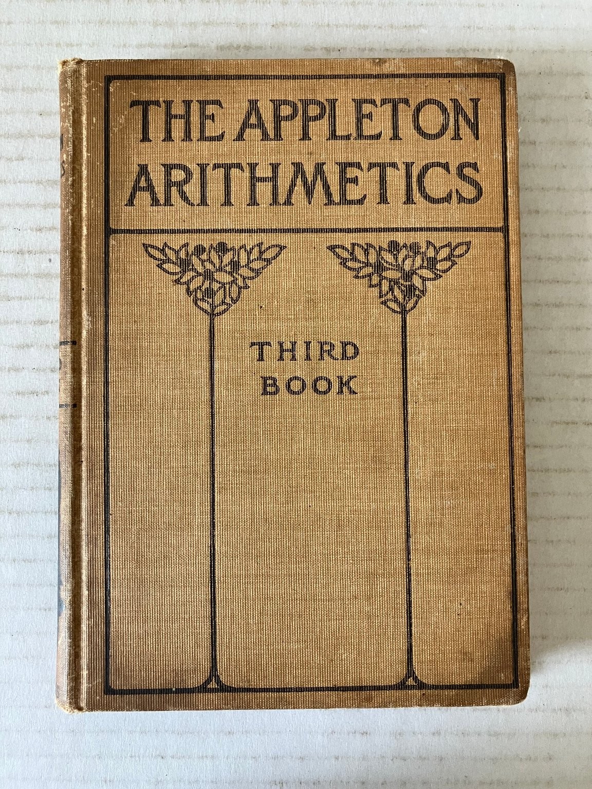 Appleton Arithmetics Third Book Young Jackson 1912 Math Textbook Vintage