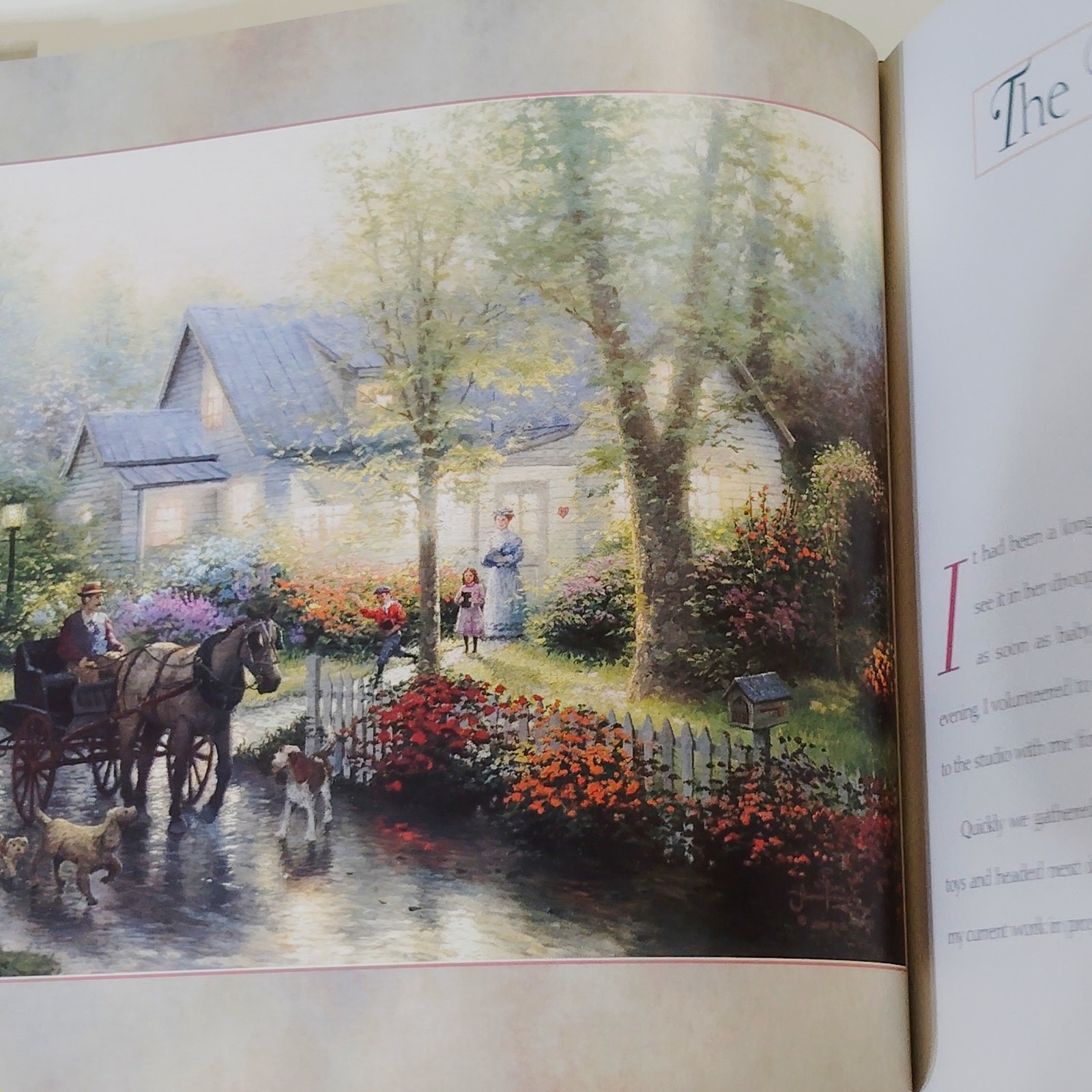 Simpler Times Thomas Kinkade 1994 Hardcover Gift Book 11.25″ x 9.75″