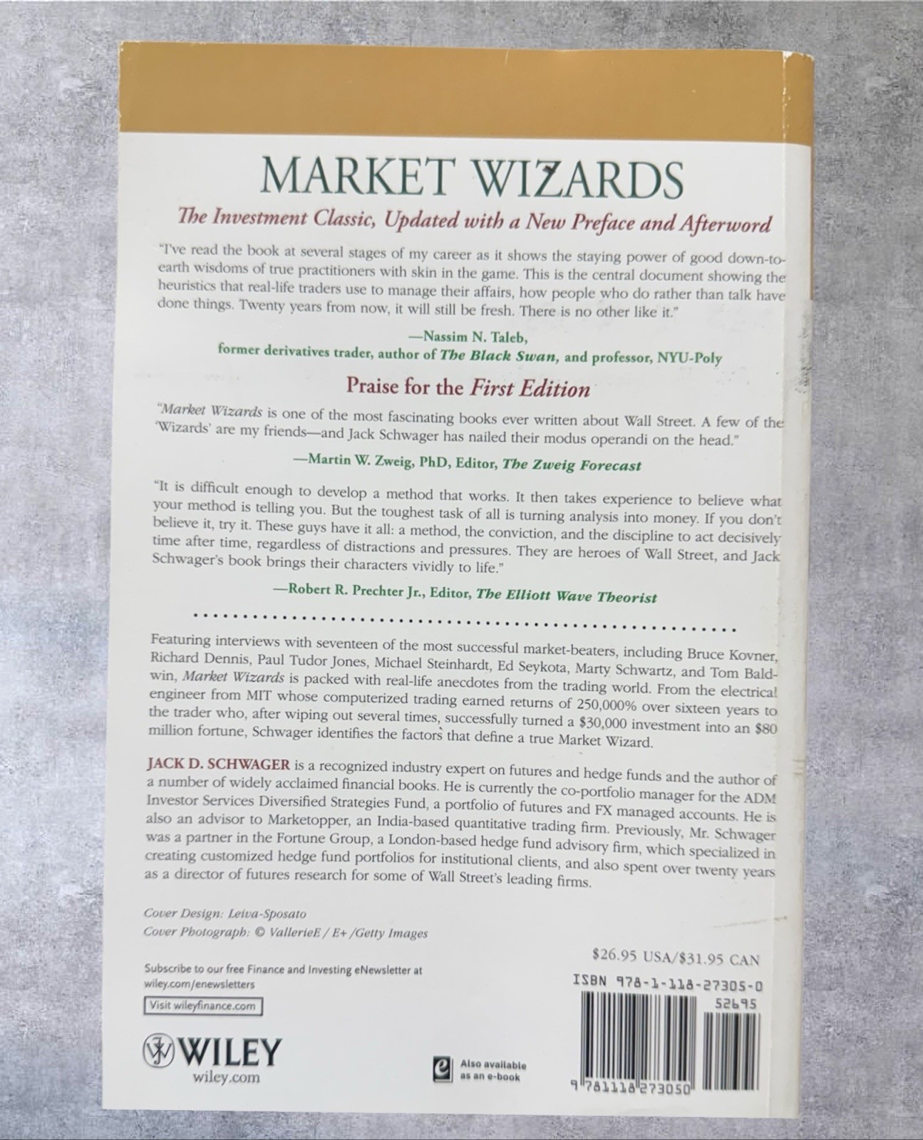 Market Wizards Interviews with Top Traders Jack D. Schwager