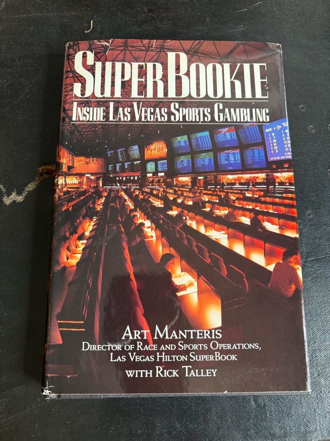 SuperBookie Manteris Talley 1991 Sports Gambling Las Vegas Contemporary Books