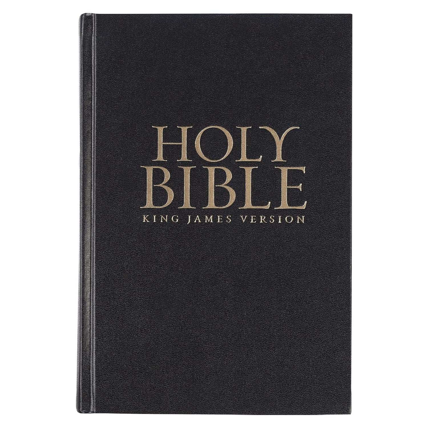 The Holy Bible KJV King James Version LARGE PRINT Hardcover.Jesus Words In Red N