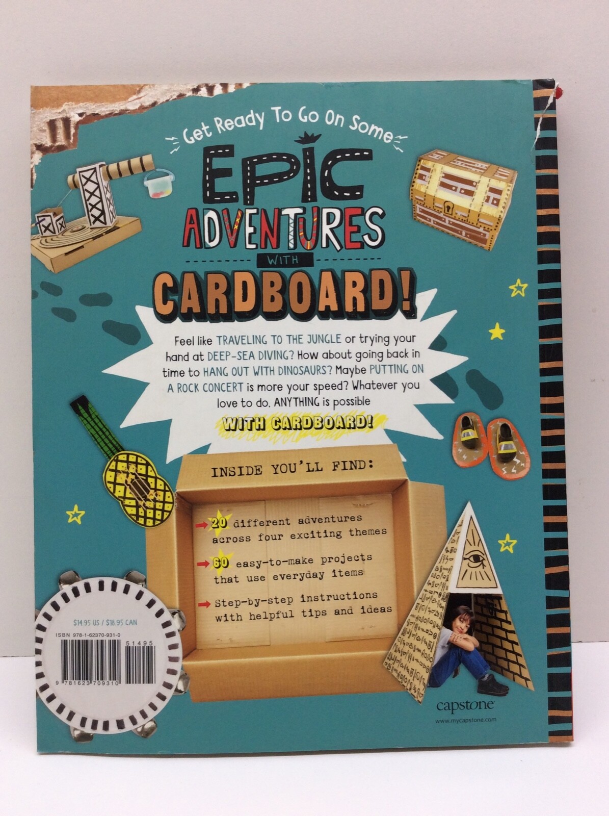 Epic Cardboard Adventures by Leslie Manlapig 2018 Paperback