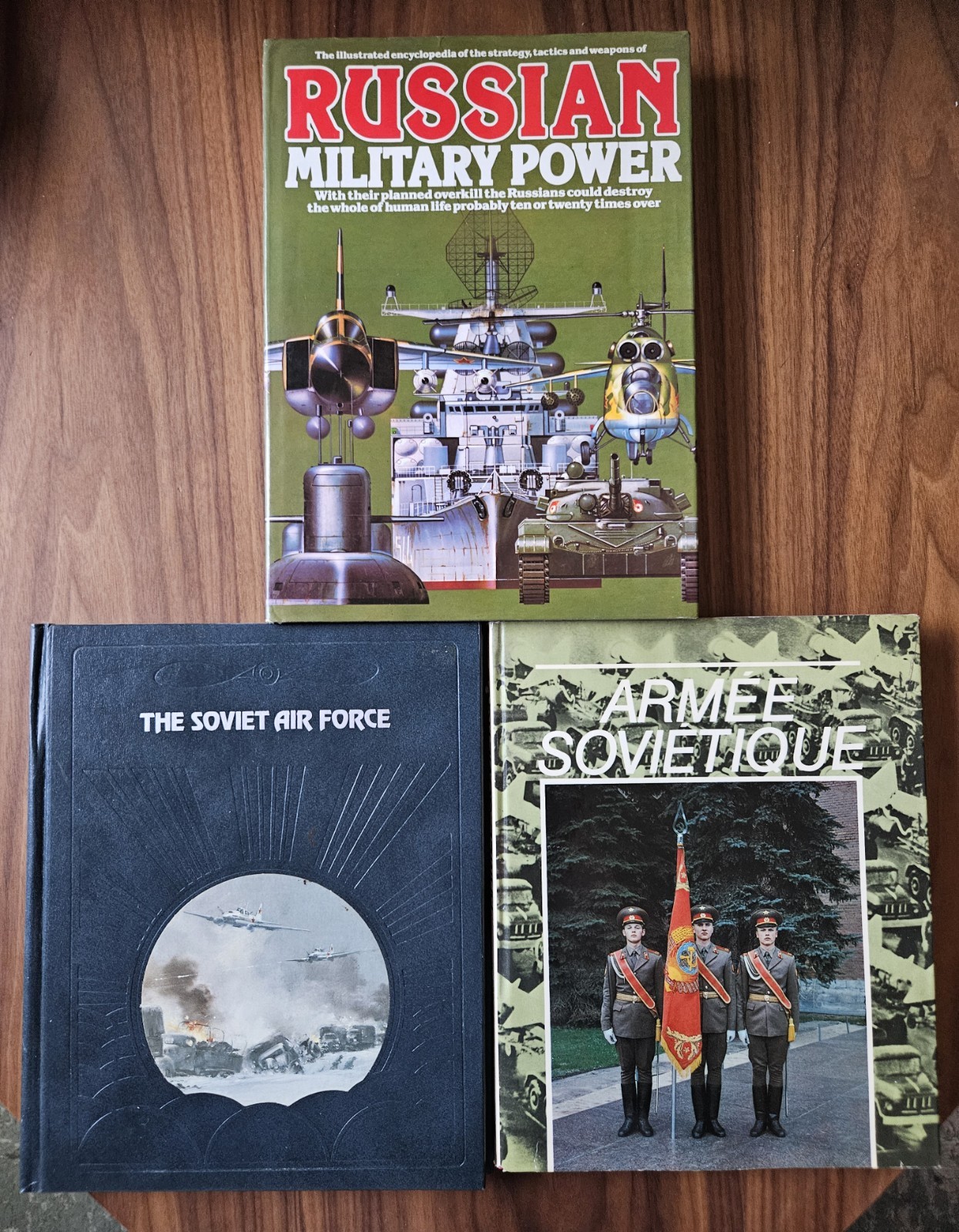 Cold War Soviet Military Books Lot Russian Military Power Soviet Air Force Armée
