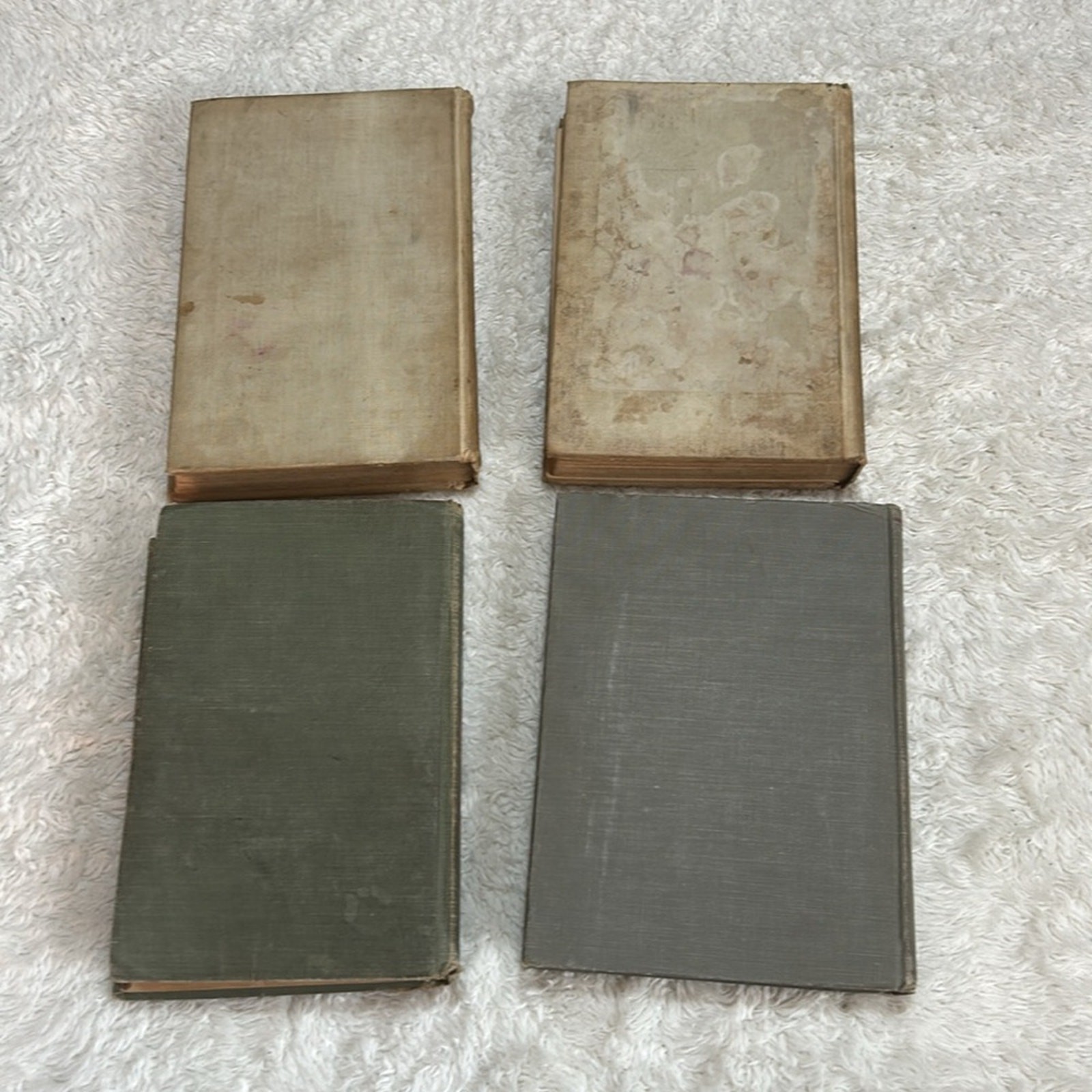 Vintage early 1900s book lot of 4 Mark Mason Alger Grace Harlowe Flower HC ACCPT