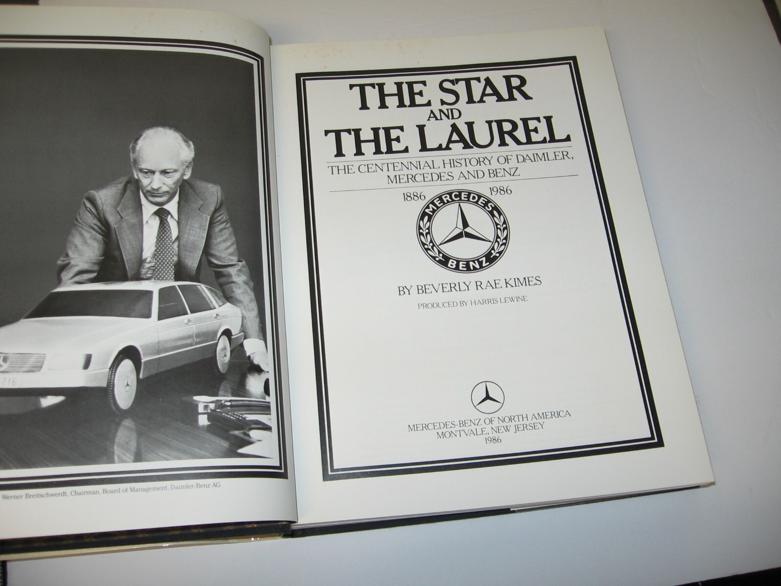 2012 Cadillac First Ed. with slip case + 1986 Centennial Mercedes-Benz Daimler