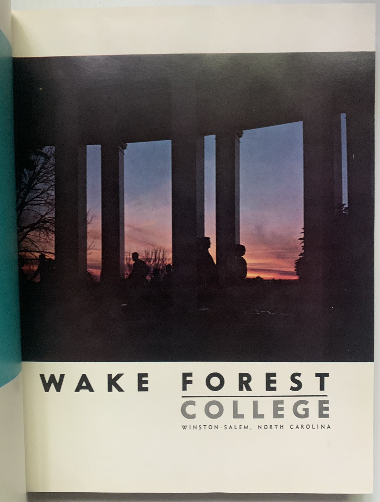 1962 WAKE FOREST UNIVERSITY YEARBOOK, THE HOWLER, WINSTON-SALEM, NC