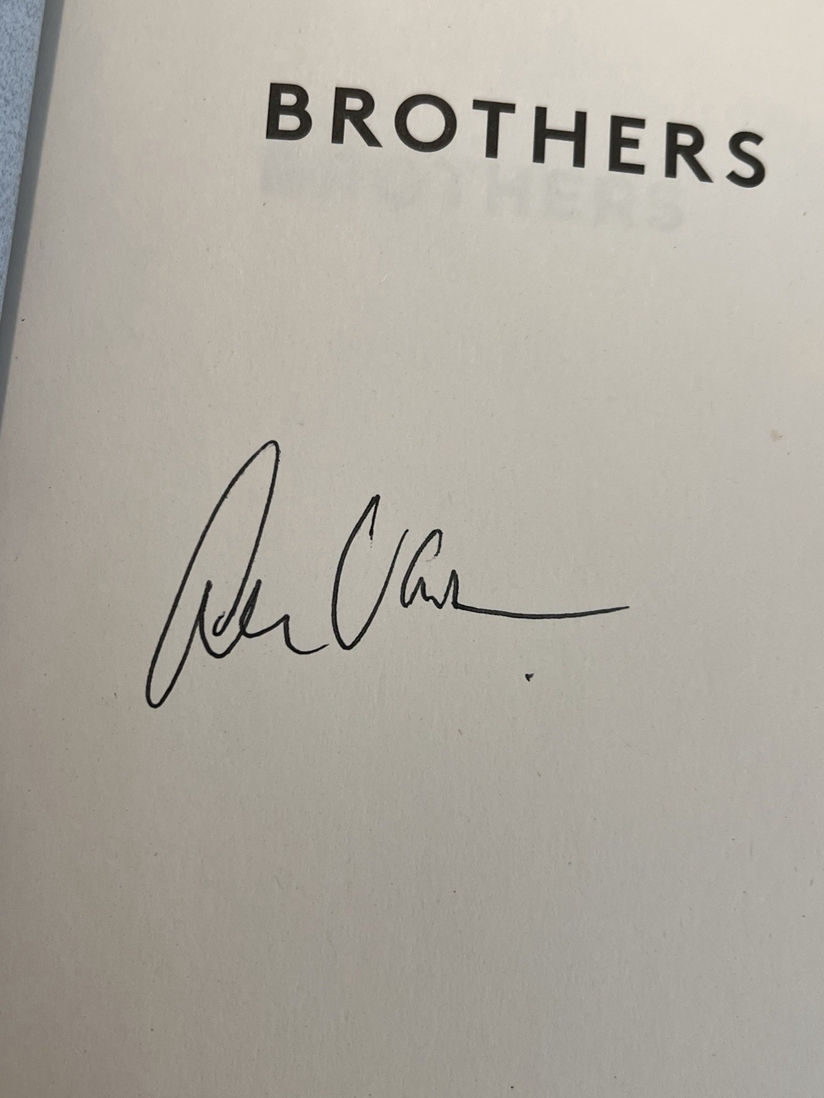 Alex Van Halen SIGNED BOOK Brothers FIRST EDITION Hardcover AUTOGRAPHED #1
