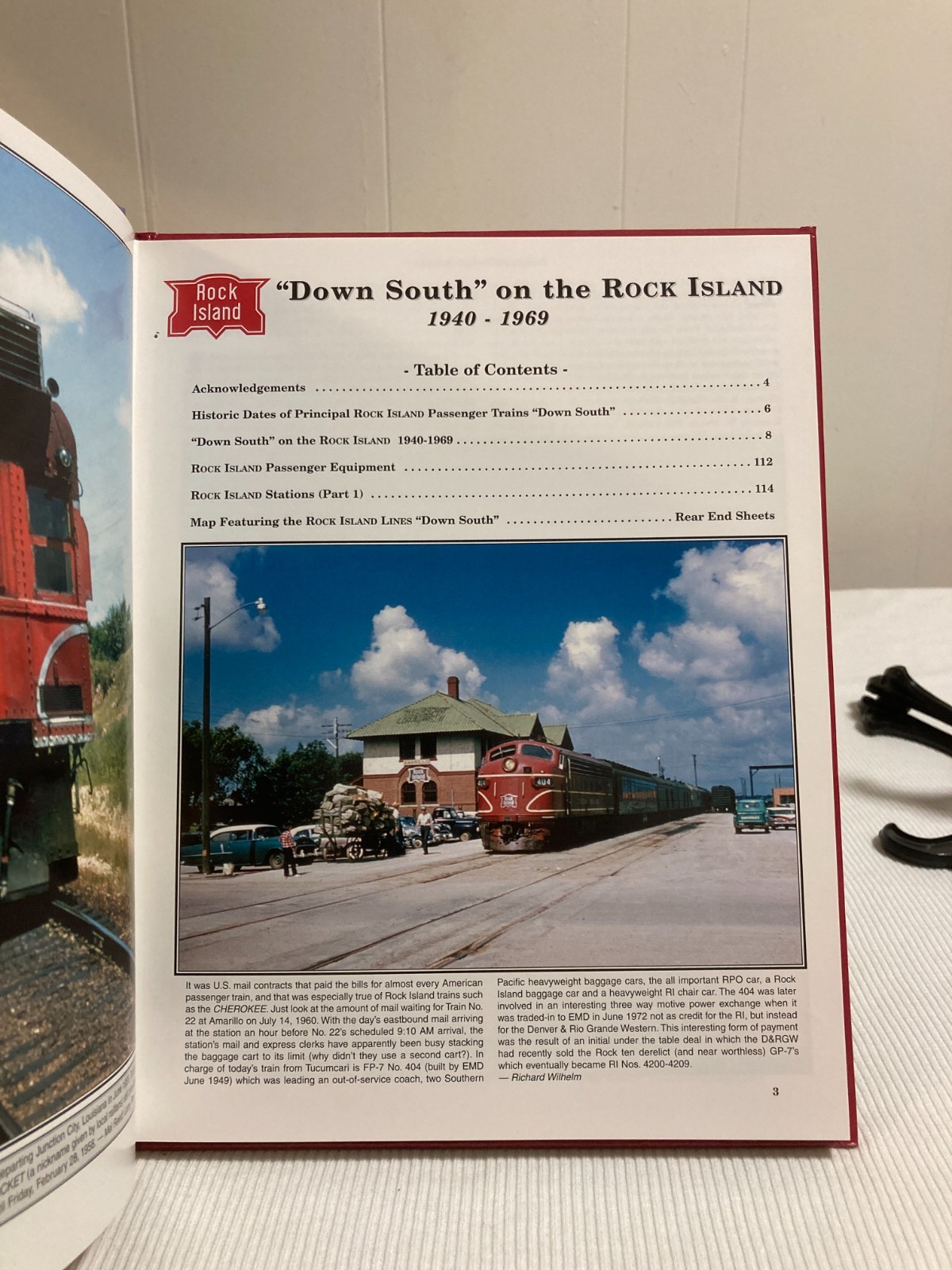 “Down South” On The Rock Island 1940-1969 By Steve Allen Gown (HC, 2002, VG+)