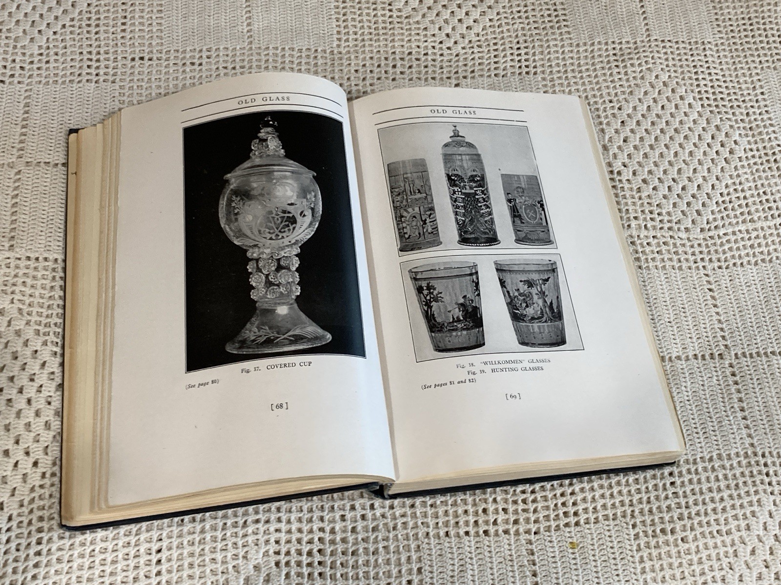 Old Glass European and American (Hardcover book, 1924, 1946) N. Hudson Moore
