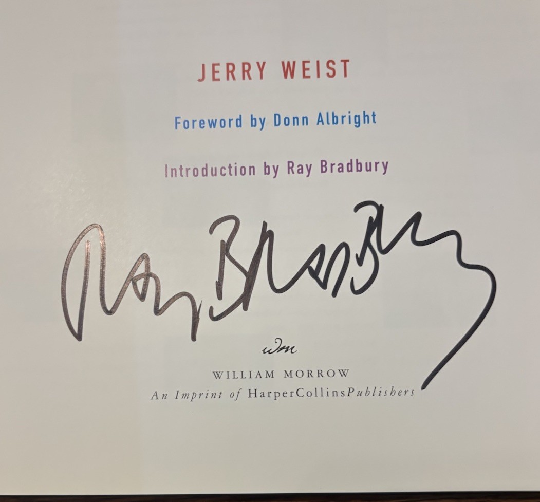 Signed Ray Bradbury An Illustrated Life First Edition HC DJ Jerry Weist 2002