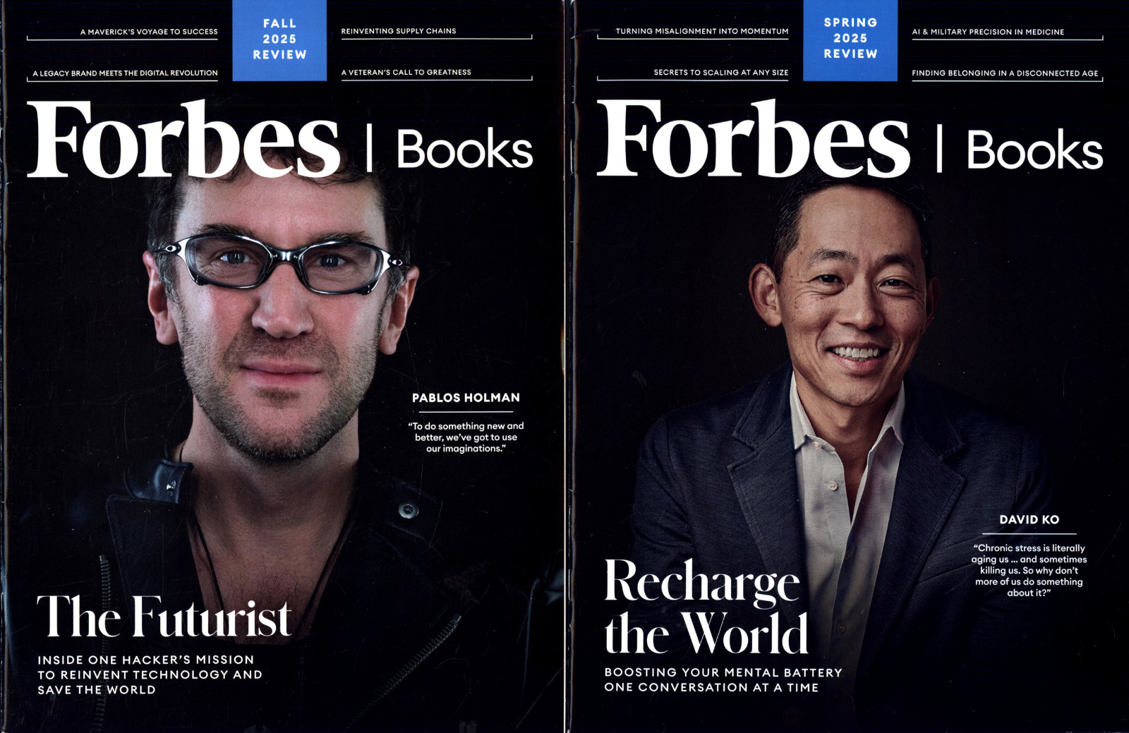 FORBES 2025 BOOKS REVIEW ISSUES SPRING & FALL