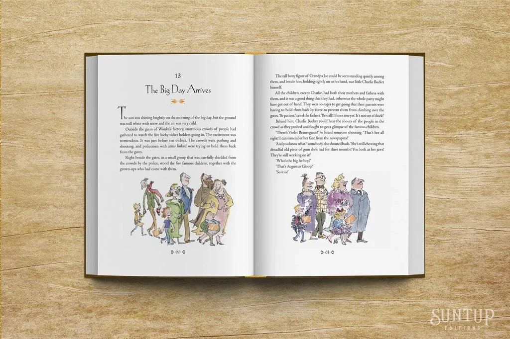 Charlie and the Chocolate Factory by Roald Dahl – Suntup Editions -Numbered