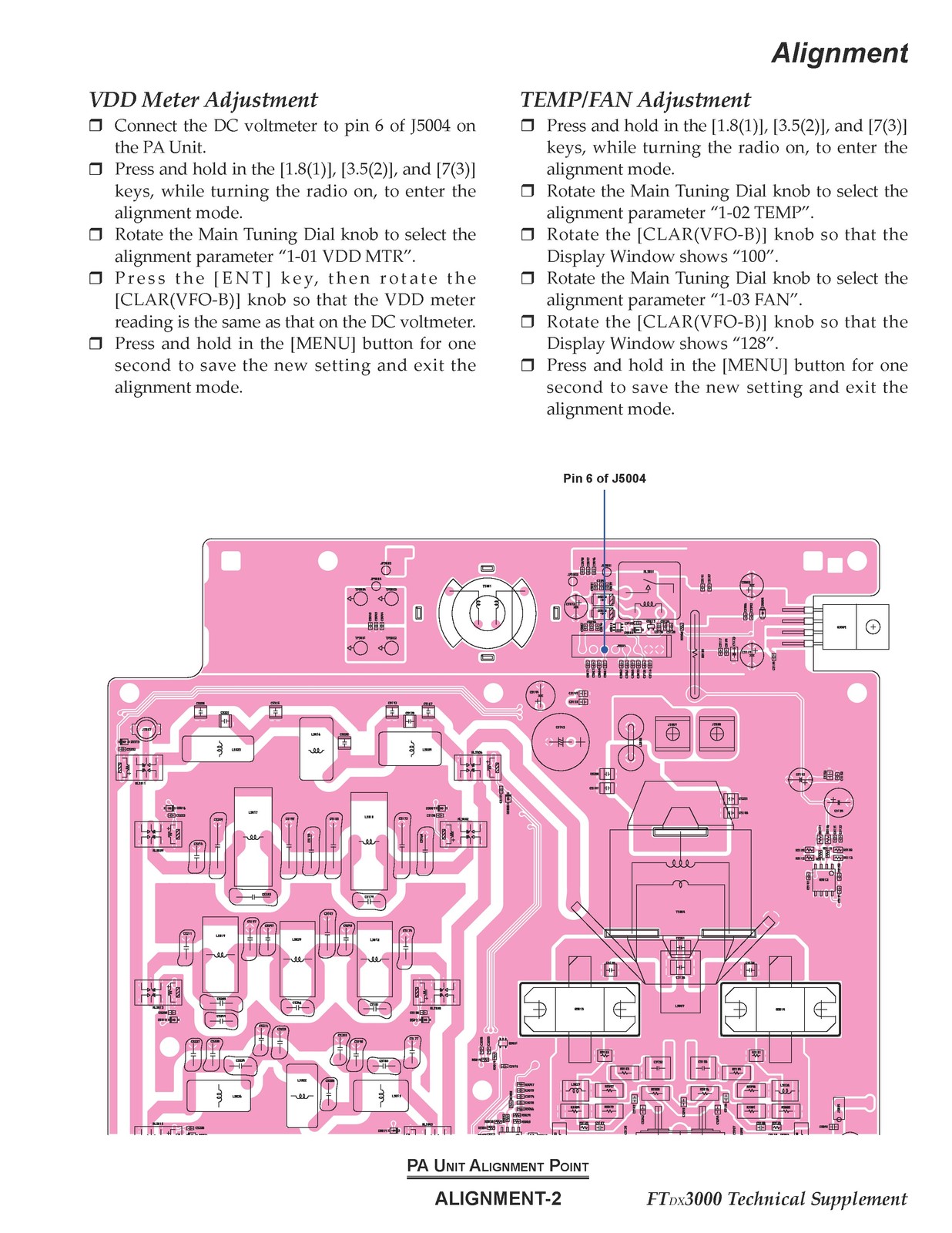 YAESU FTDX3000 Transceiver Technical Supplement Manual, BOUND, COVERS, FOLDOUTS