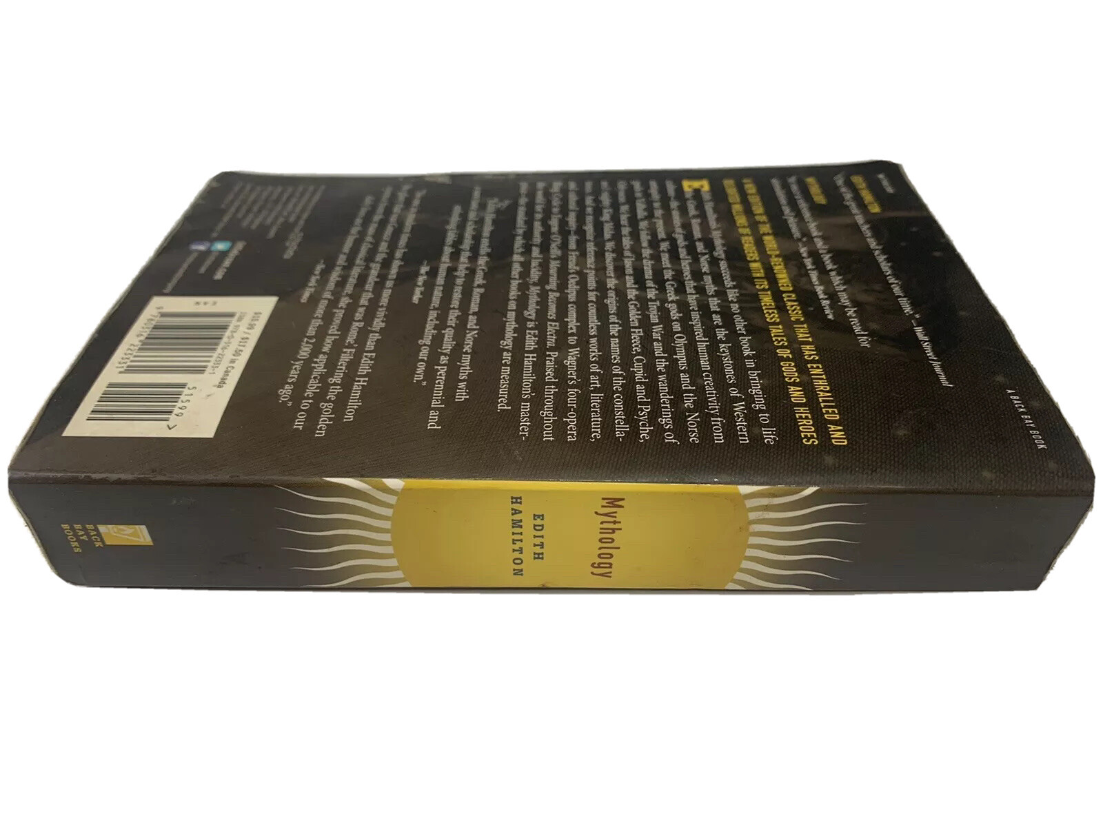 Mythology Author Edith Hamilton Paperback Books Reissue Edition Greek Roman Myth