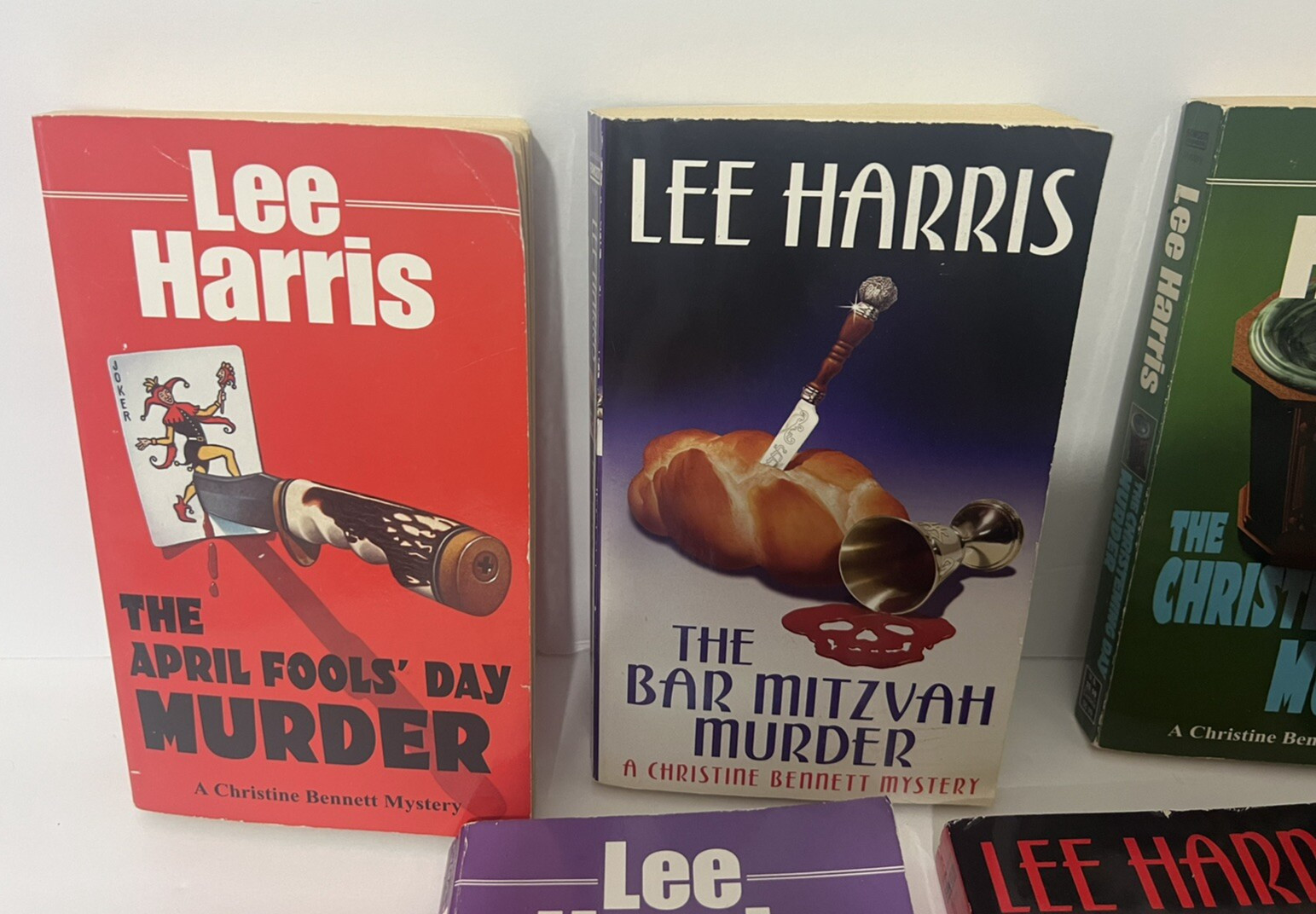 LEE HARRIS Lot of 9 Paperback Books – Christine Bennett & Manhattan Mystery