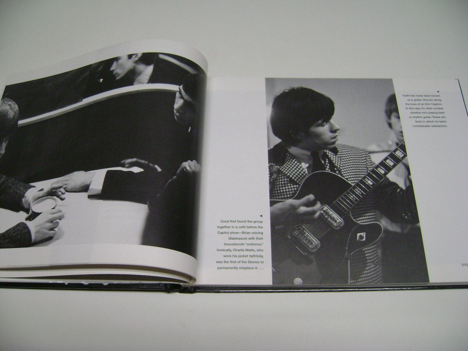 1995 Hardcover Book, THE ROLLING STONES, 10 3/4″ x 8 1/4″ x1/2″, 126 pages