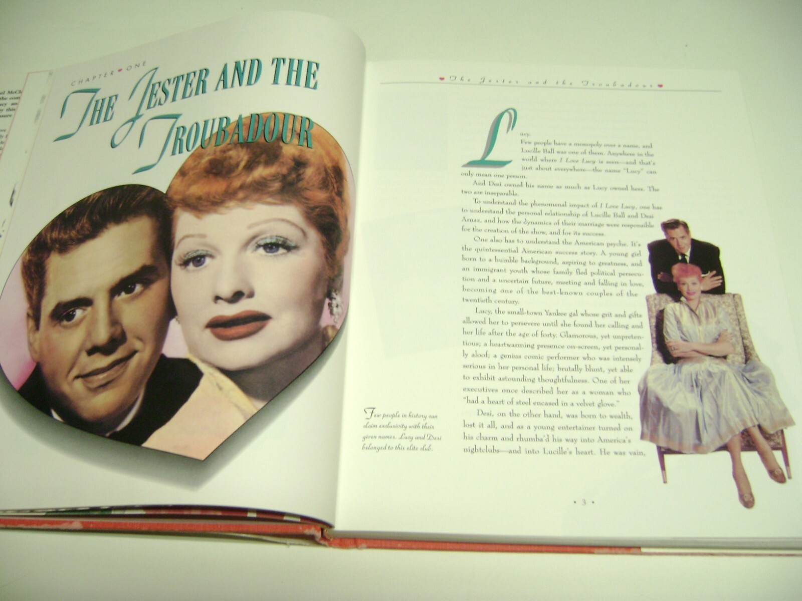 HUGE 1995 Time Warner Hardcover Book, I LOVE LUCY, First Printing, 248 pages