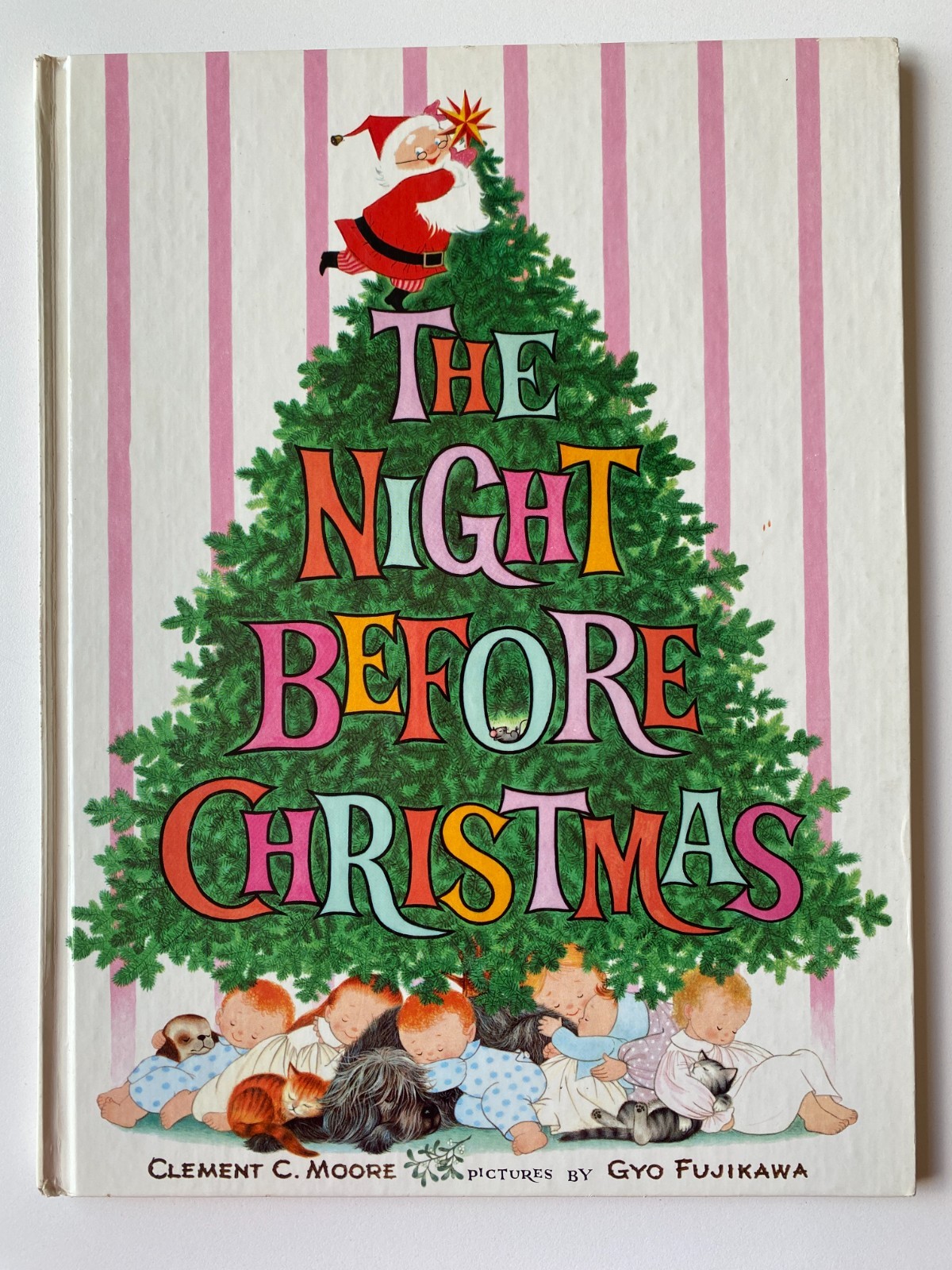 NIGHT BEFORE CHRISTMAS~Clement Moore~GYO FUJIKAWA~1961 HC~Grosset Dunlap~