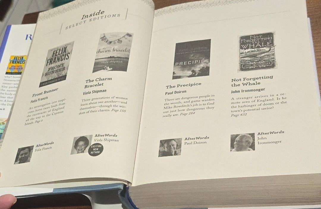 Reader’s Digest Select Editions Vol 346 ©2016 1st Edition hardcover New
