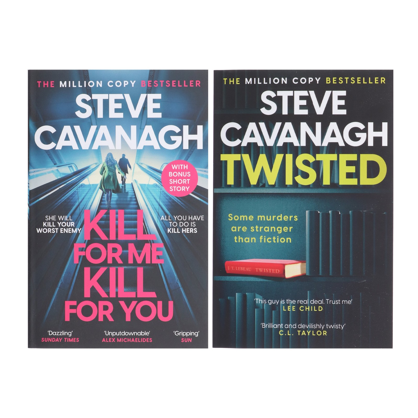 Steve Cavanagh Collection (Twisted & Kill For Me Kill For You) 2 Books