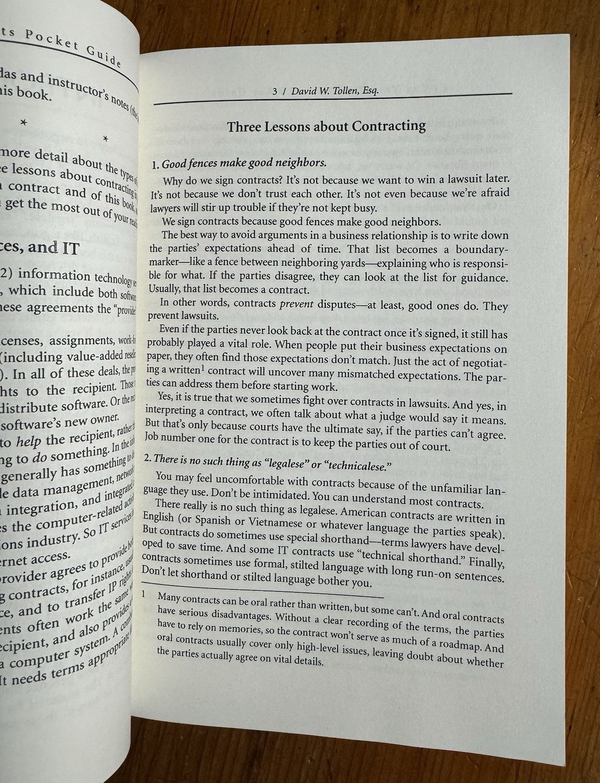 The Tech Contracts Pocket Guide — Software and Services Agreements Book