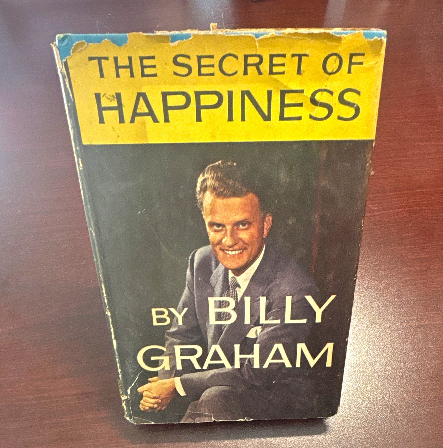 The Secret of Happiness HC Billy Graham English Nonfiction Christianity DJ