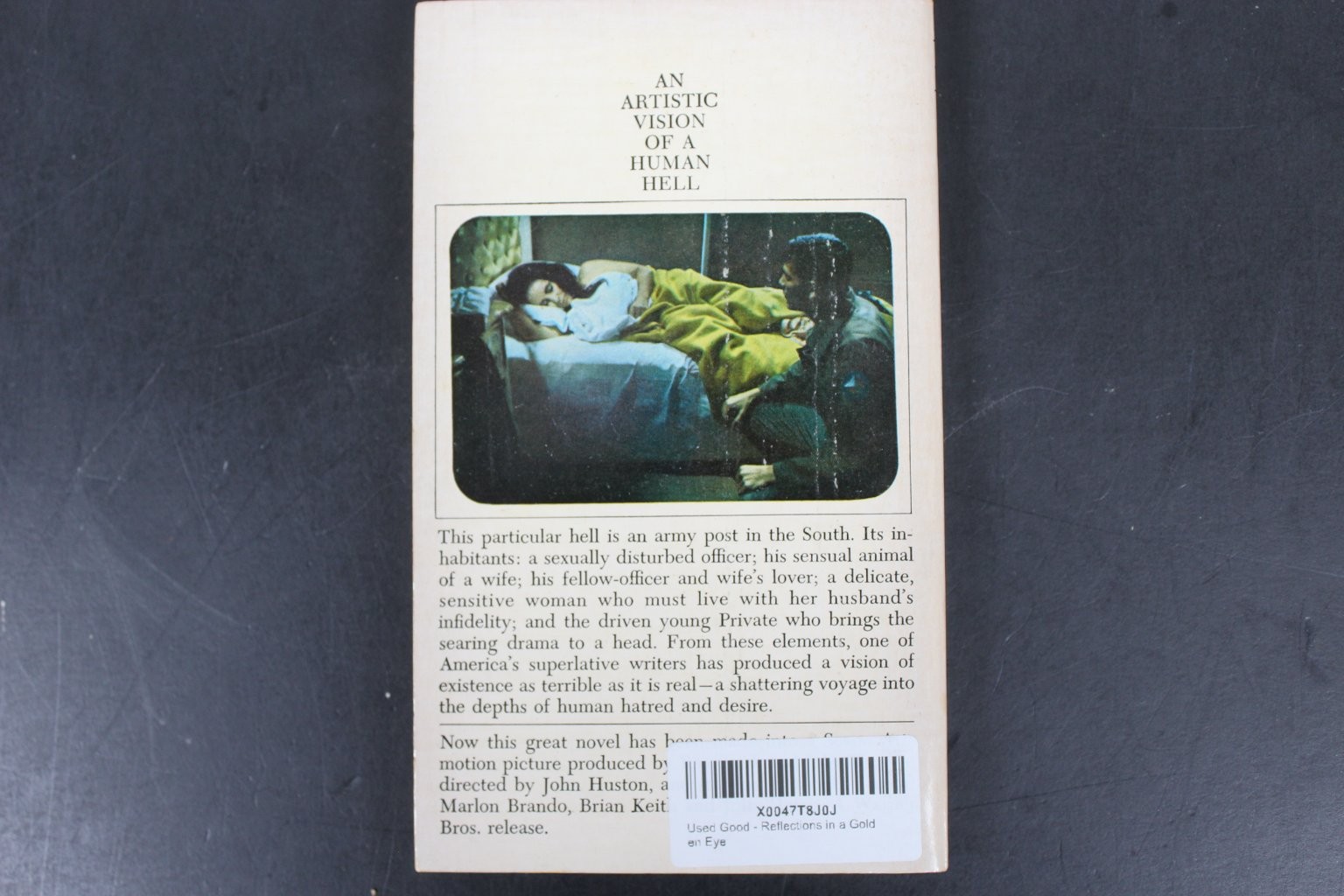 Reflections in a Golden Eye Carson McCullers 1967 Movie Tie-in Bantam Book PB