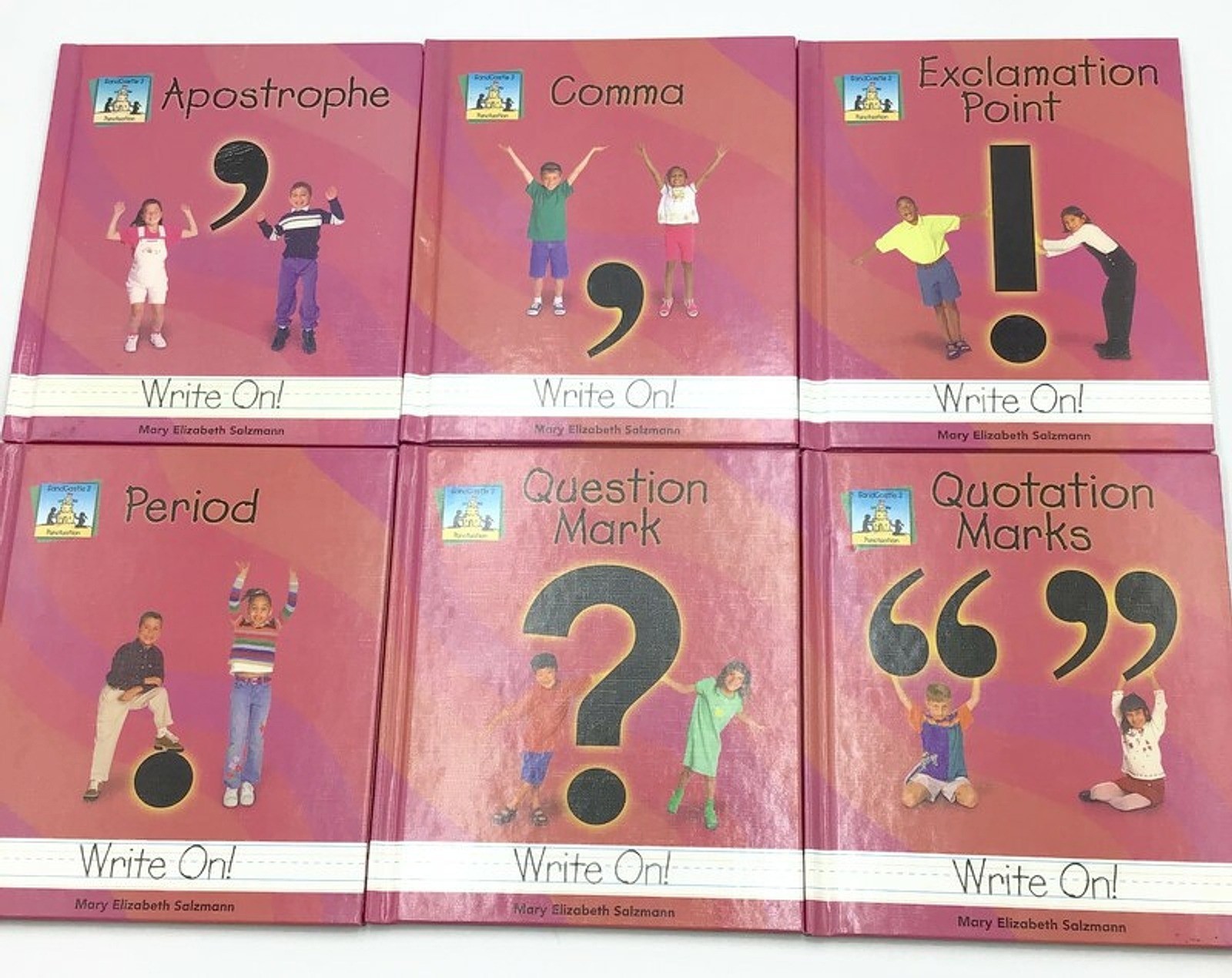 Learning to Read & Write Punctuation Books Set of 6 Mary Salzmann Sand Castle