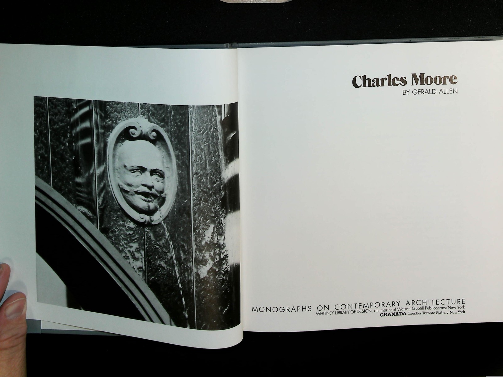 Charles Moore by Gerald Allen – Whitney Library of Design 1980 HC