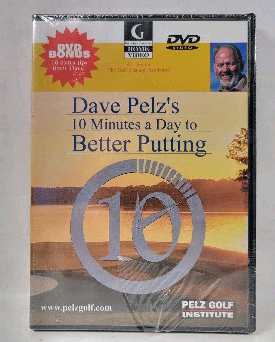 (NEW/SEALED)Dave Pelz’s 10 Minutes a Day to Better Putting DVD(2004)Golf Channel