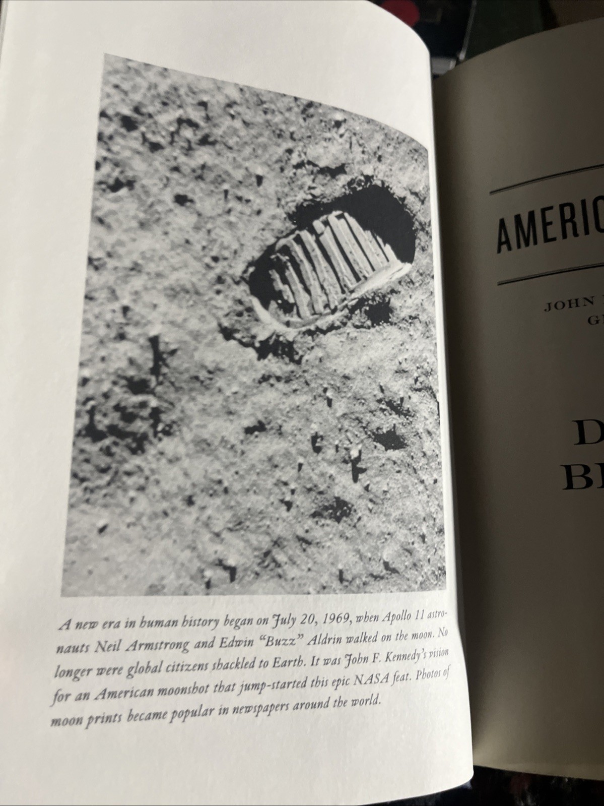 American Moonshot Signed 1st/1st Edition 1st Print by Douglas Brinkley HC DJ