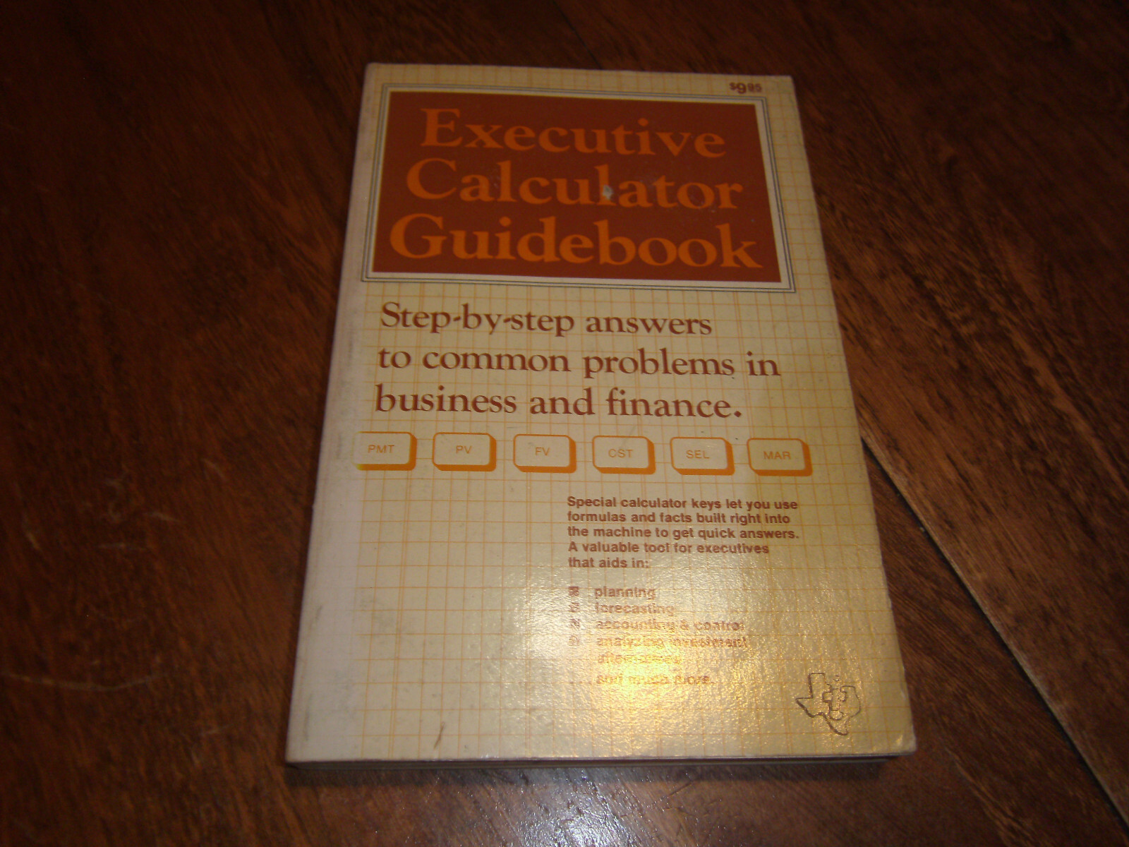 Executive Calculator Guidebook by Texas Instruments (1980) Paperback