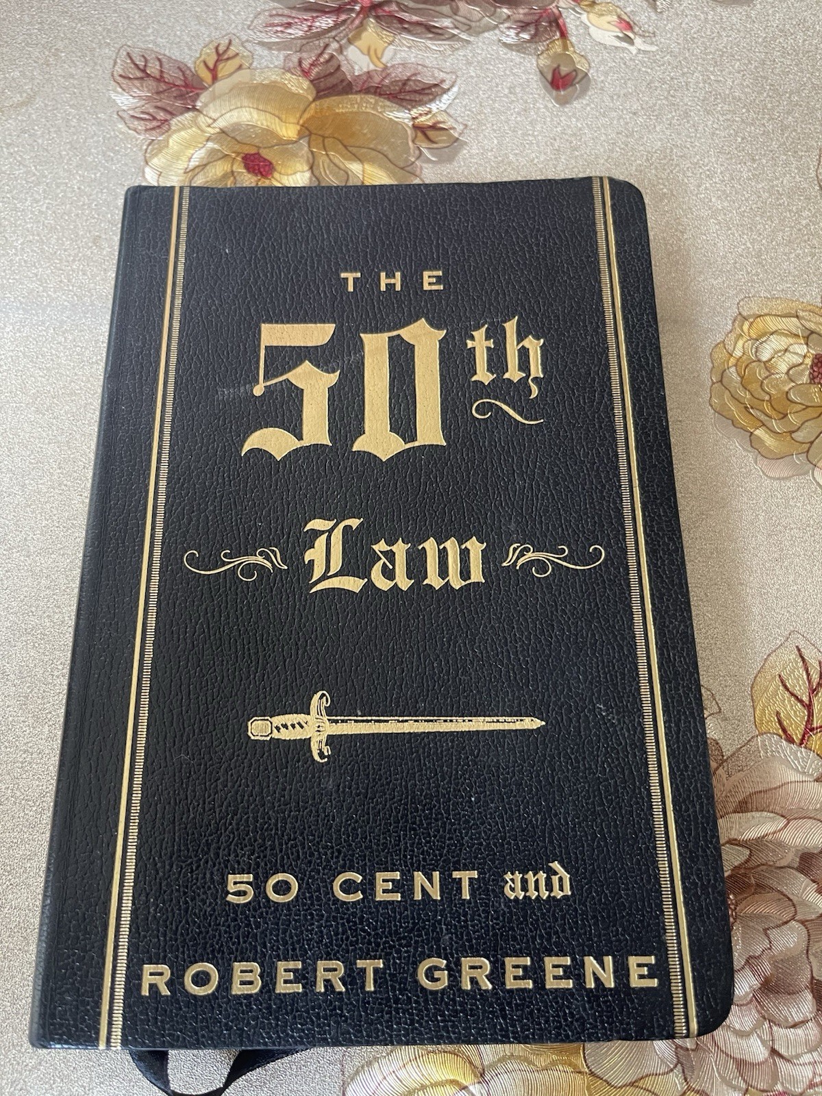 50 Cent Robert Greene The 50th Law Hardcover Leather Bound 2009 HarperCollins