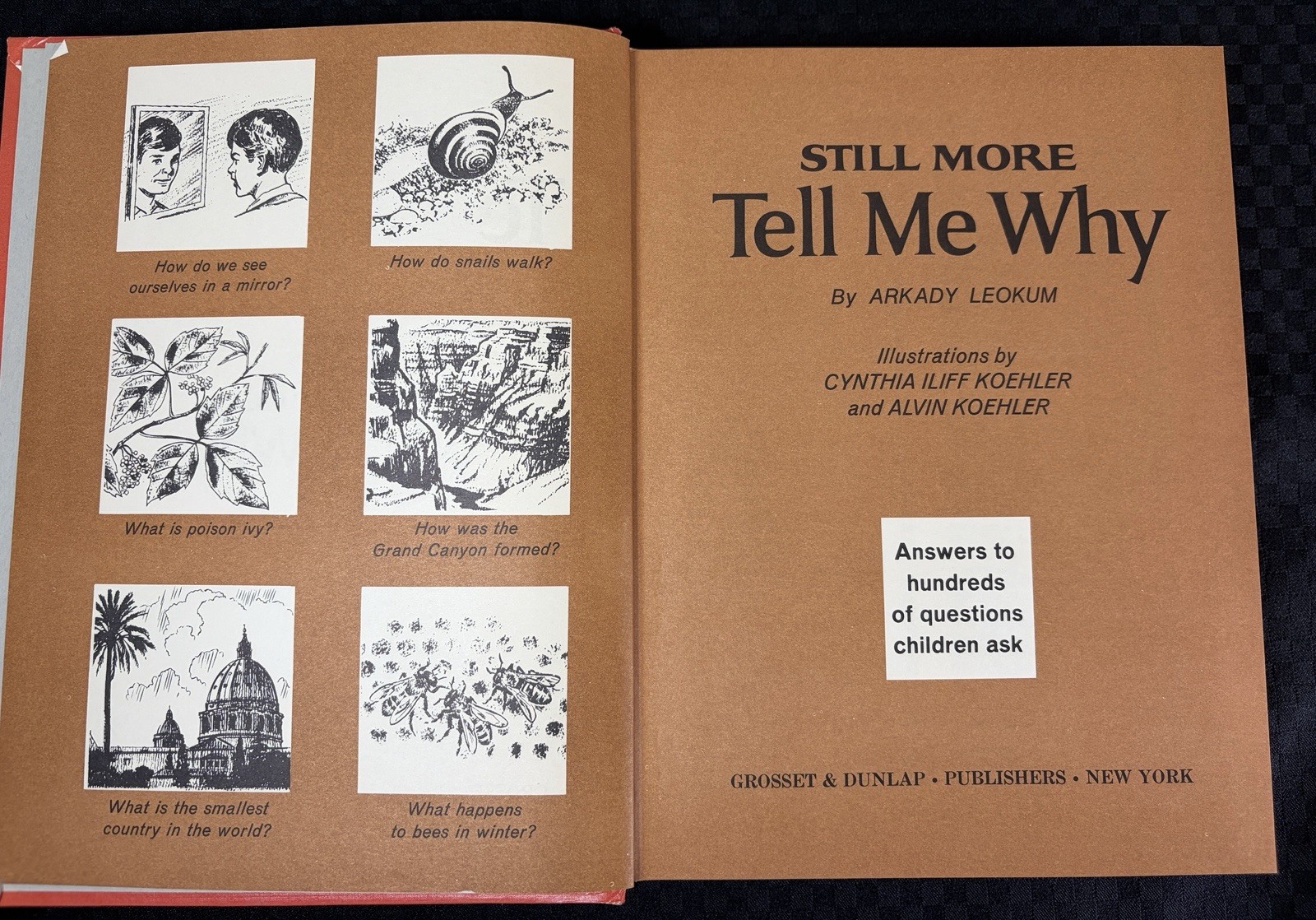 Arkady Leokum Tell Me Why 3 Book Set With Slipcase 1968 Grosset & Dunlap