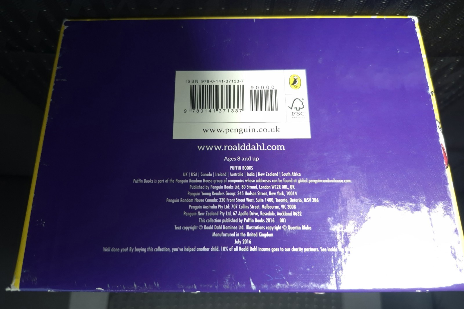 Roald Dahl Collection Box Set 15 Books Paperback Matilda BFG Charlie Factory