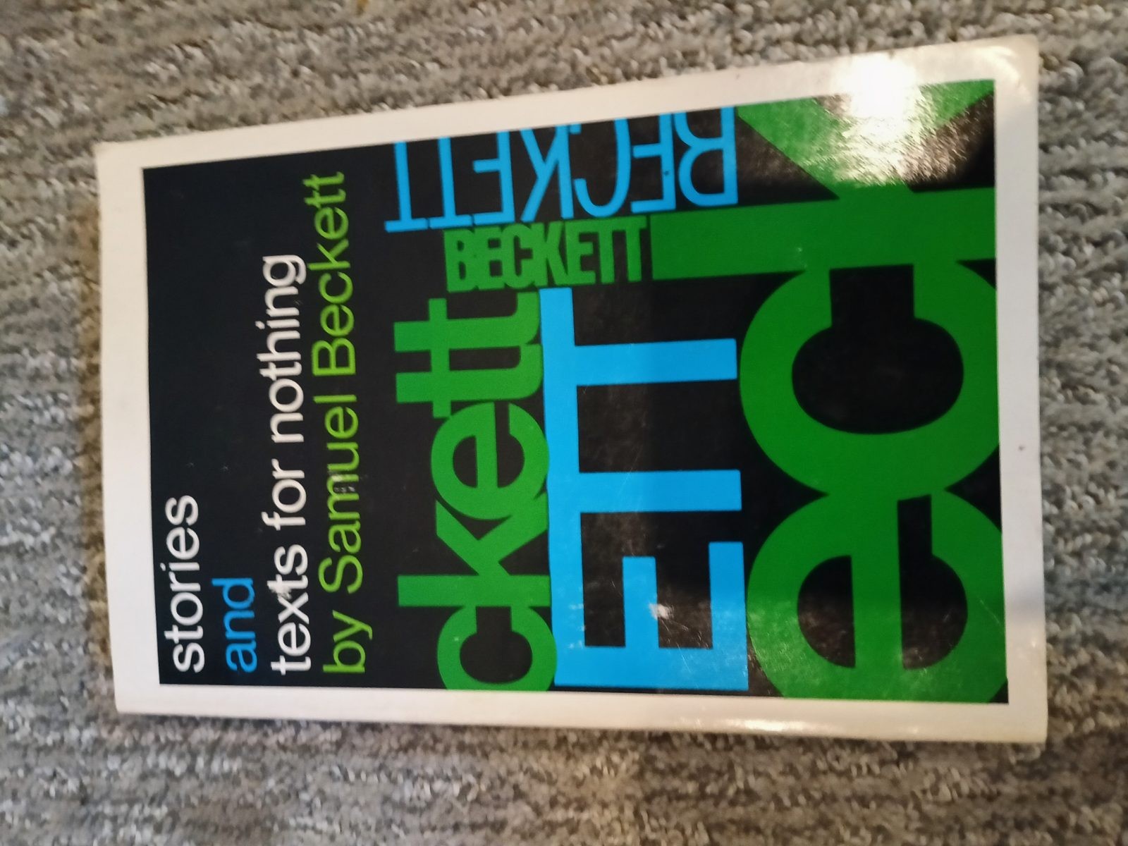 Stories and Texts for Nothing Samuel Beckett Evergreen (Year Unknown) [VG]