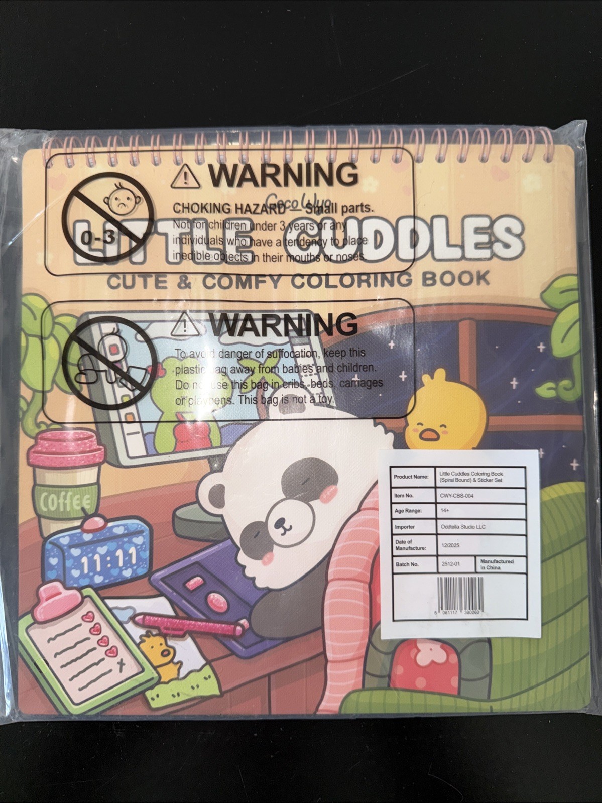 Little Cuddles by Coco Wyo: Coloring Book for Adults and Teens | Paperback