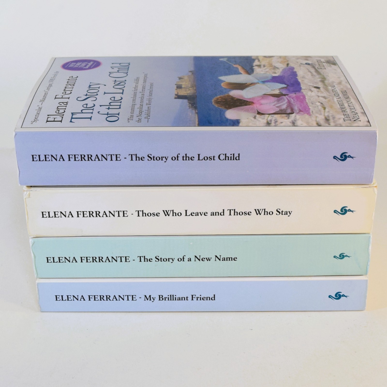 Neapolitan Novels 4 Books Set – Elena Ferrante – My Brilliant Friend -Lot Series