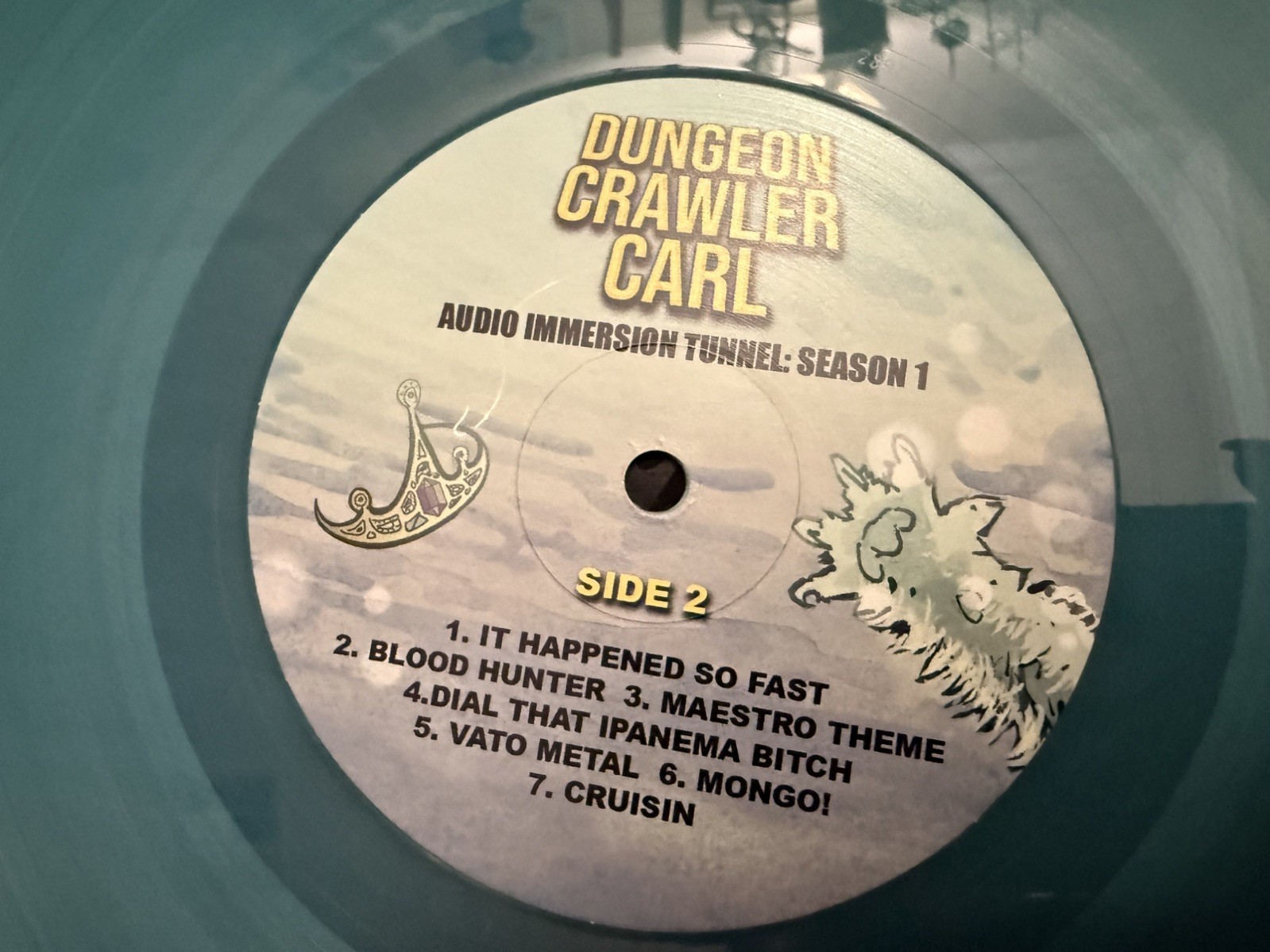 NYCC Vinyl RECORD signed books autographed dungeon crawler carl matt dinniman