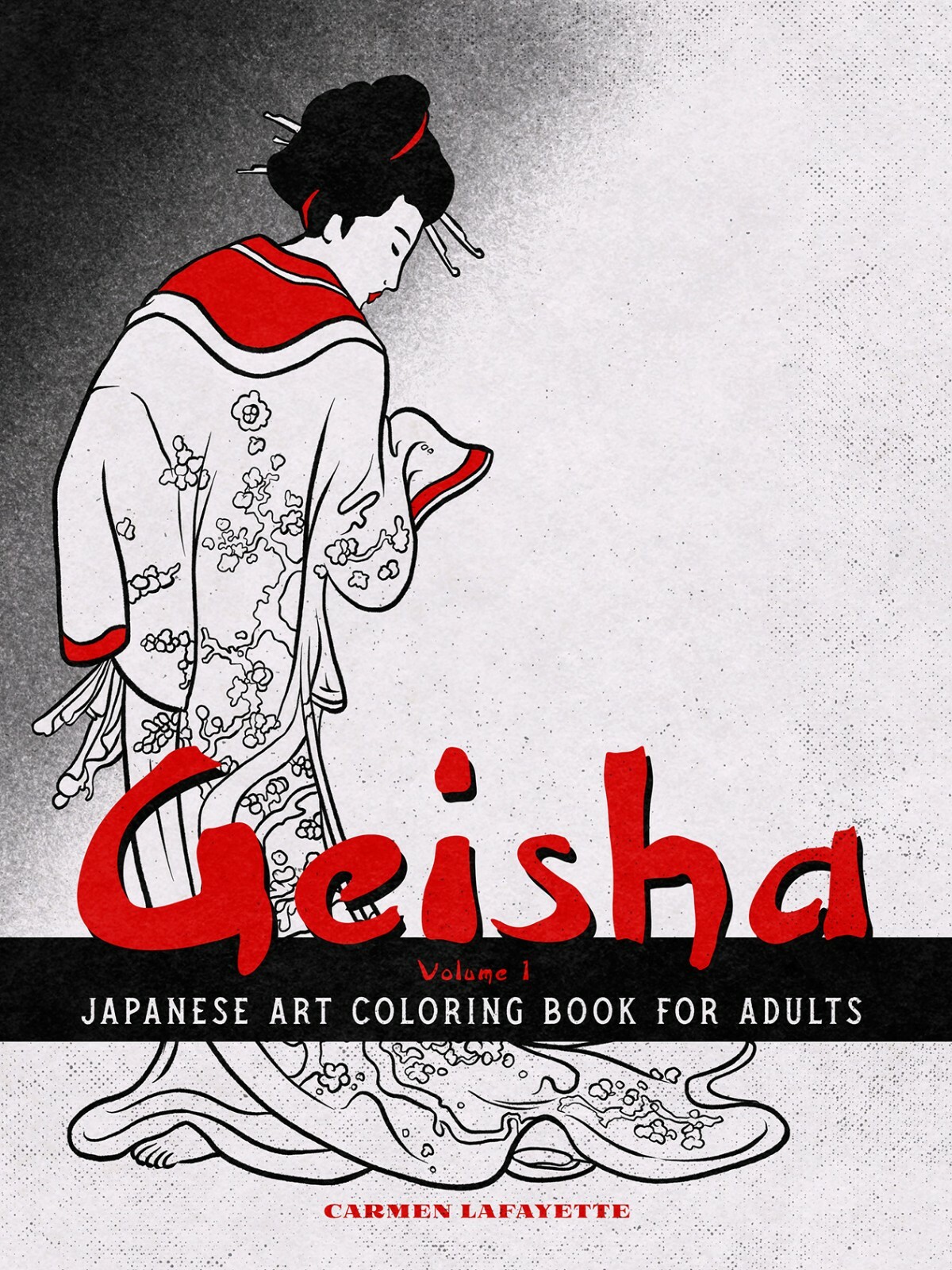 HARDCOVER Geisha Japanese Art Coloring Book for Adults: Volume 1 *NEW*