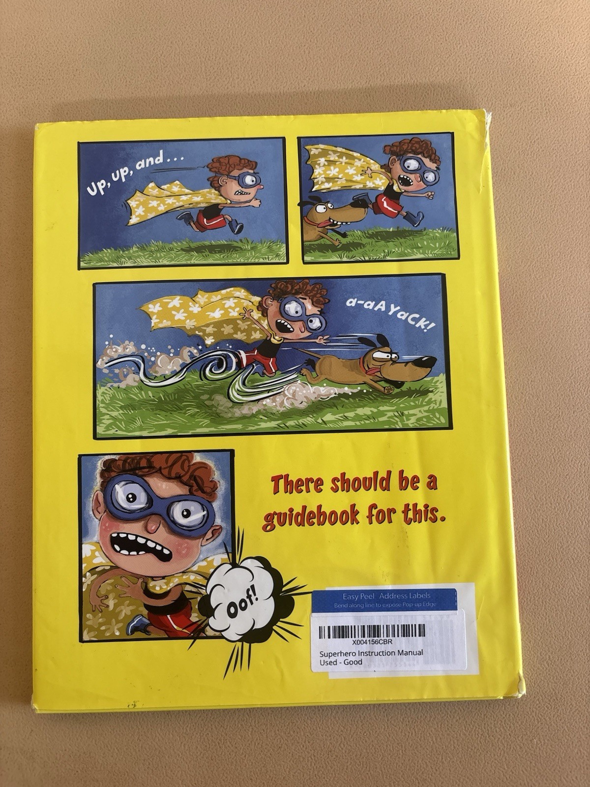 Superhero Instruction Manual HC Kristy Dempsey Kids Book Binding Issue