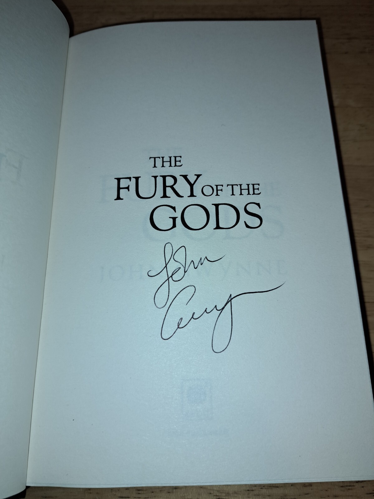 Shadow Of The Gods Hunger Of The Gods Fury Of The Gods Hand Signed!