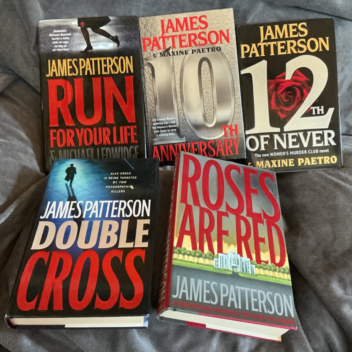 James Patterson/Catherine Coulter Lot of 7 Hardback Novels w/dust covers VGC