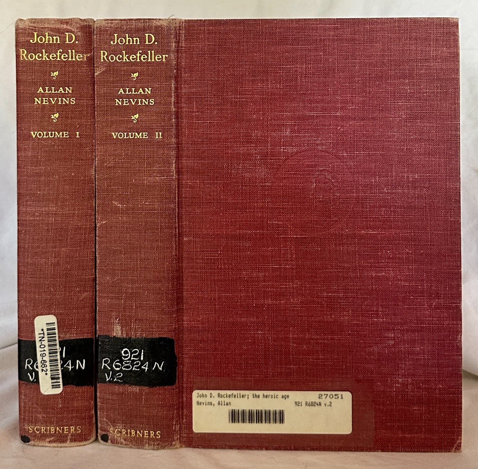 John D. Rockefeller: The Heroic Age of Enterprise, by Allen Nevins (Signed)