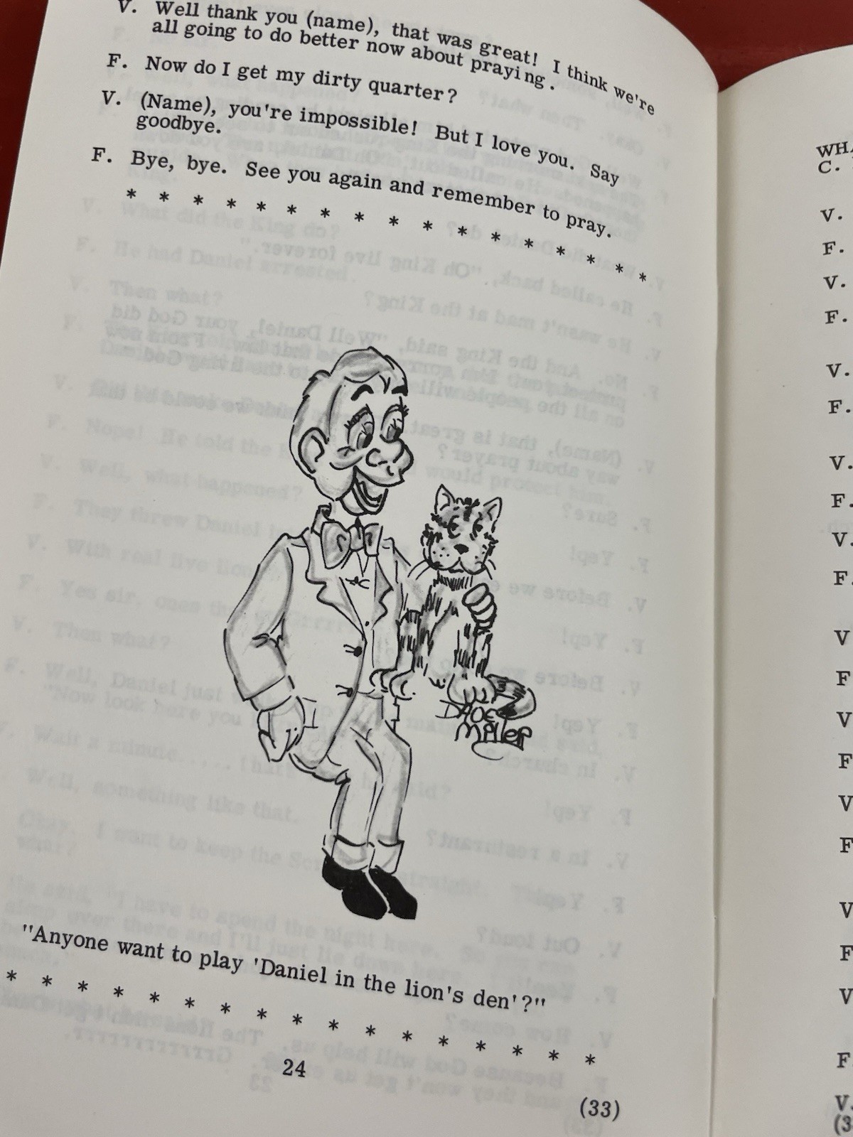 N.A.A.V. Dialogues for Ventriloquists Gospel Subjects Maher Studios VTG PB 1974