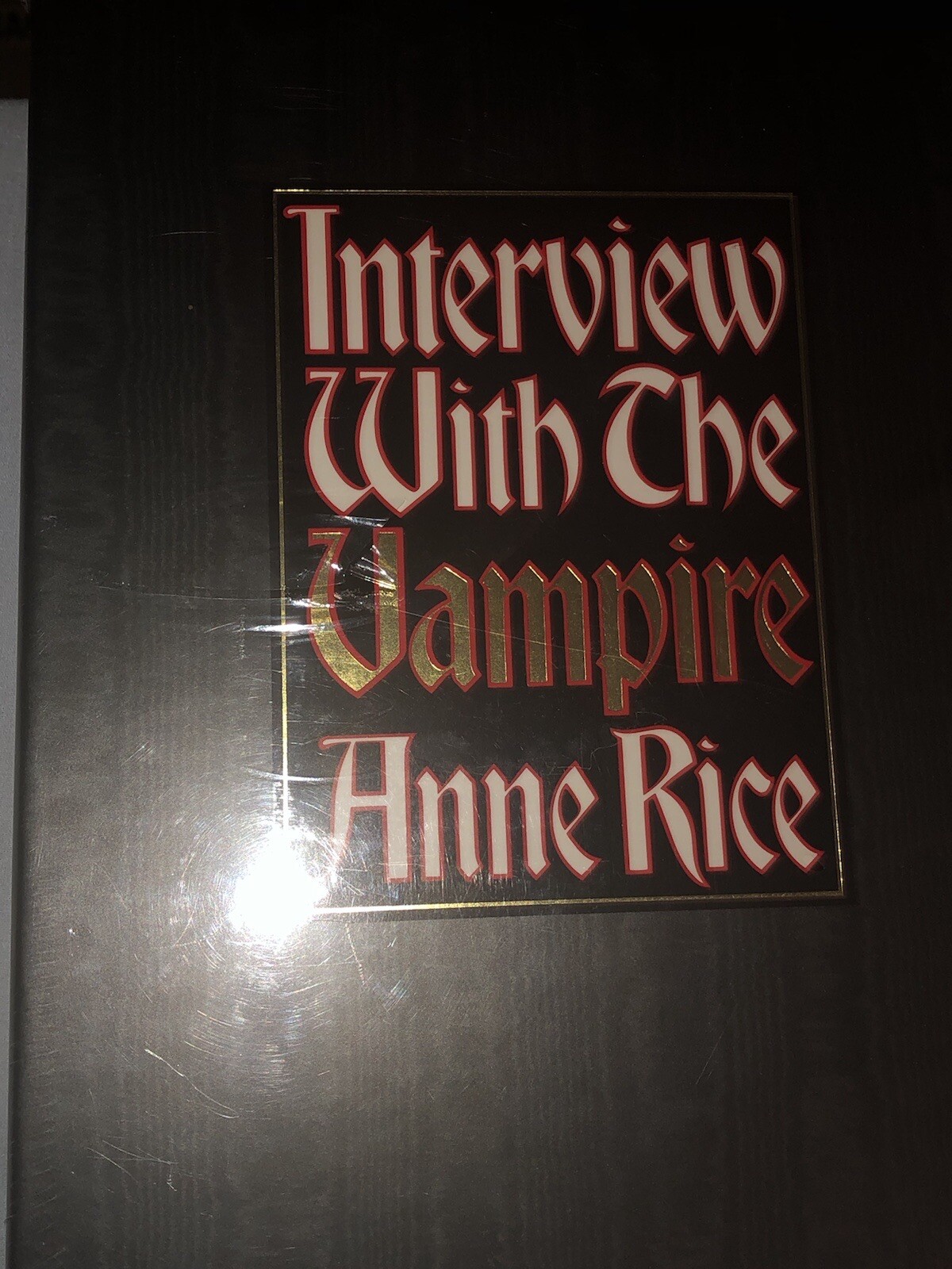 Anne Rice Interview with the Vampire Signed 20th anniversary edition 1996