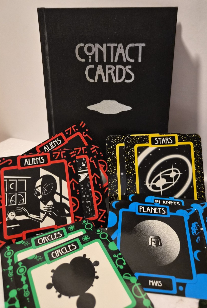 Contact Cards: Book & Cards 1st Printing/No Box (see photos:)